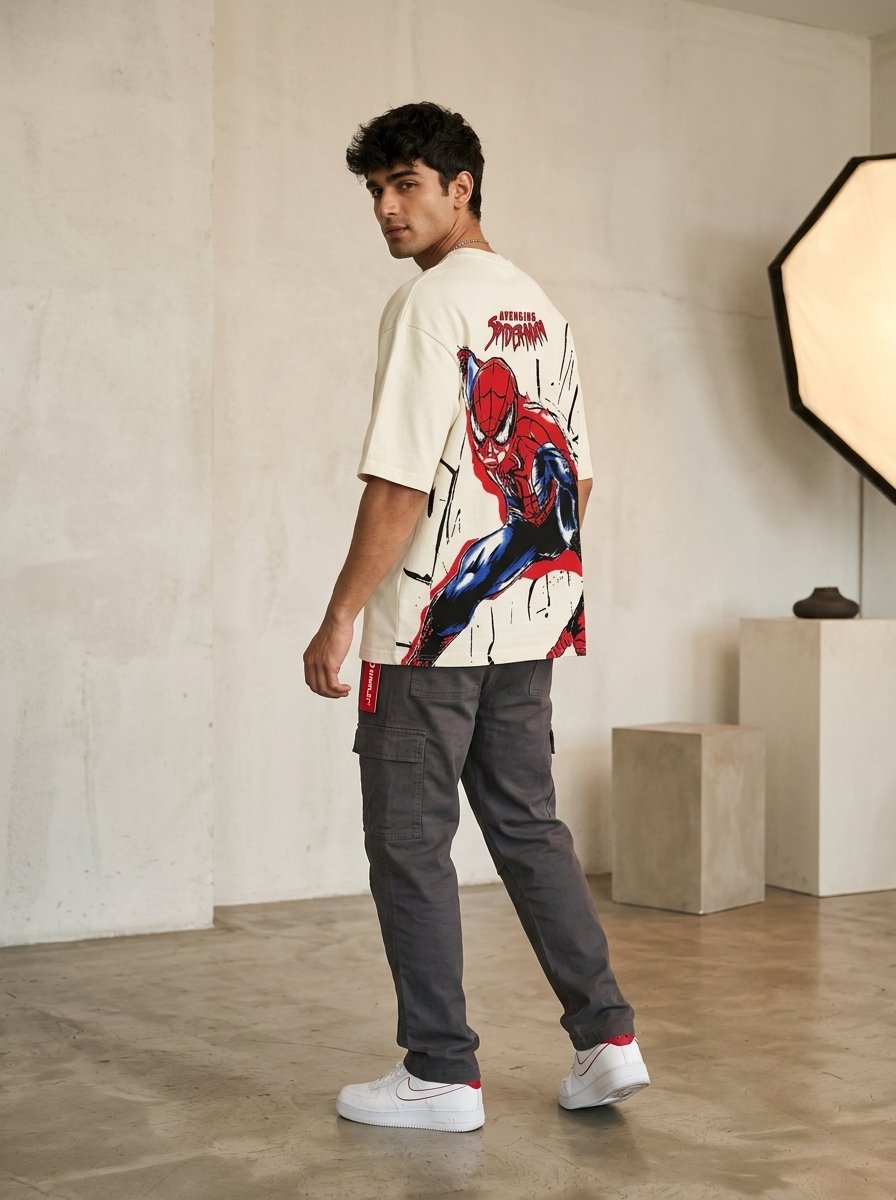 Signature Heavyweight Streetwear Tee model wearing